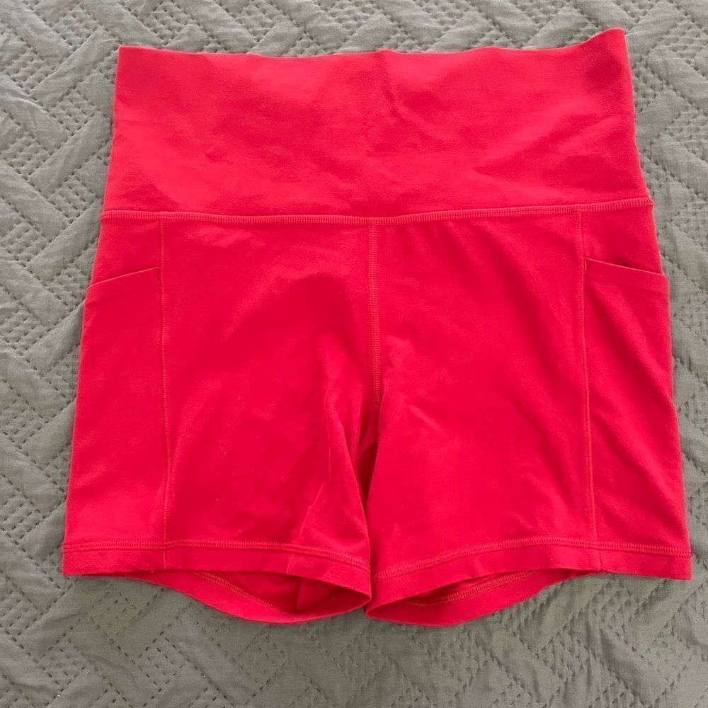 Red Athleta Matching Workout Set - Picture 7 of 13